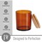 Pavelle 12 Pack Glass Candle Jars, 10 oz Empty Candle Jars with Bamboo Lids for Candle Making & Candle Storage